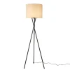 Lampa podłogowa Sanico Goldlux Tekla, E27, len naturalny