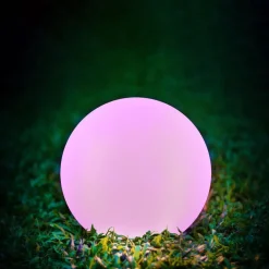 Lampa solarna 30 cm Sanico Goldlux, RGBWW, z pilotem