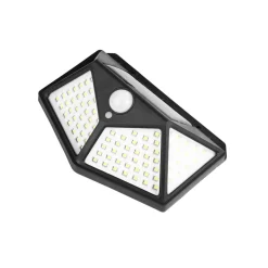 Lampa solarna LED Meven, ścienna, 100 diod LED