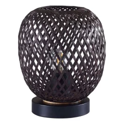 Lampa stołowa Sanico Goldlux Zanzibar Black, 18 x 21 cm, E27