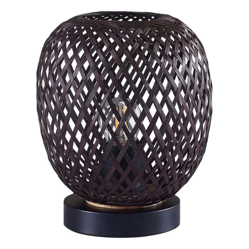 Lampa stołowa Sanico Goldlux Zanzibar Black, 18 x 21 cm, E27