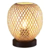 Lampa stołowa Sanico Goldlux Zanzibar Natural, 18 x 21 cm, E27