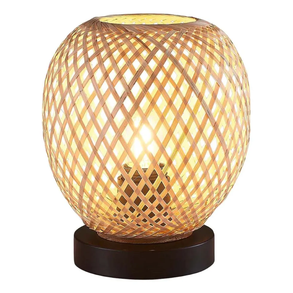 Lampa stołowa Sanico Goldlux Zanzibar Natural, 18 x 21 cm, E27
