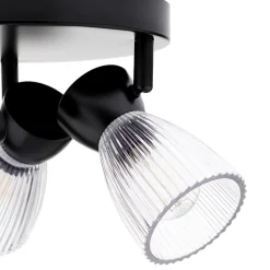 Lampa sufitowa okrągła Milagro Spot Best 3 x E14, czarna
