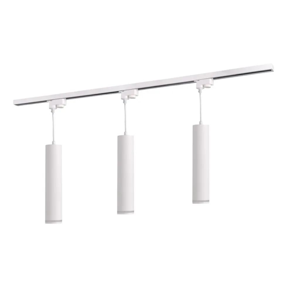 Lampa sufitowa wisząca Sanico Goldlux Paris, na szynie, 3 x 10GU, 1 m, biała