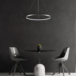 Lampa wisząca LED Sanico Goldlux Lea 1, 20 W, 4000K, srebrna