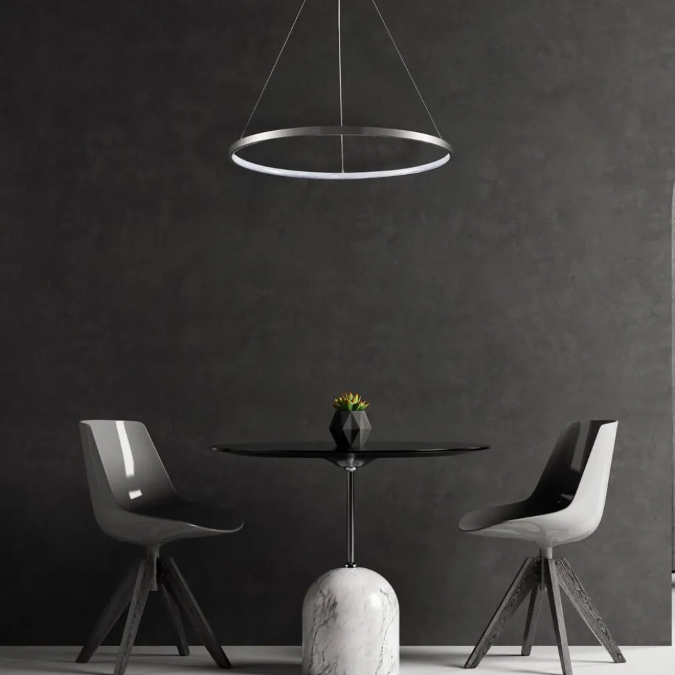 Lampa wisząca LED Sanico Goldlux Lea 1, 20 W, 4000K, srebrna