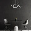 Lampa wisząca LED Sanico Goldlux Lea 2, 35 W, 4000K, srebrna