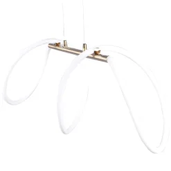 Lampa wisząca LED Sanico Goldlux Emma, 38 W, 4450lm, 4000K, złota