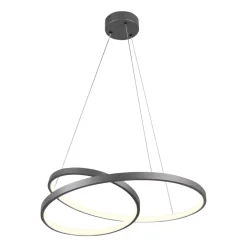Lampa wisząca LED Sanico Goldlux Zefira, 50 cm, 4000K, antracyt