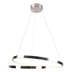 Lampa wisząca LED Sanico Goldlux Zefira, 50 cm, 4000K, nikiel