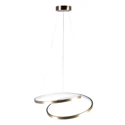 Lampa wisząca LED Sanico Goldlux Zefira, 50 cm, 4000K, złota