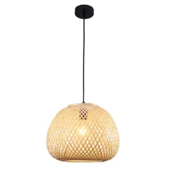 Lampa wisząca Sanico Goldlux Zanzibar Natural, 35 x 26 cm, E27