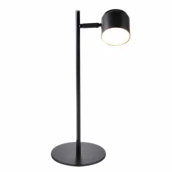 Lampka biurkowa Sanico Goldlux Kubik LED, 3000K, czarna