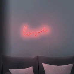 Lampka dekoracyjna LED Sanico Goldlux, neon love