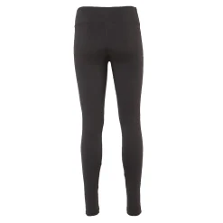 Legginsy damskie, czarne ze srebrnym paskiem, rozmiar S/M