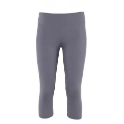 Legginsy damskie ¾, szare, rozmiar S/M