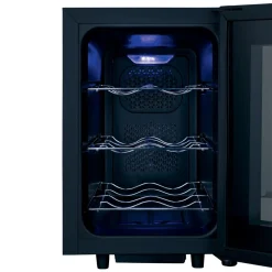 Lodówka na wino Hoffen Expert, 13 l, na 6 butelek, LED, czarna