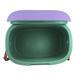 Lodówka turystyczna Vintage Cuisine, 18,8 l, z paskiem do przenoszenia, fioletowa