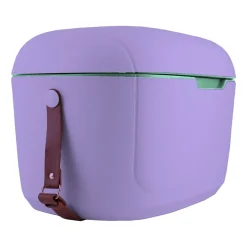 Lodówka turystyczna Vintage Cuisine, 18,8 l, z paskiem do przenoszenia, fioletowa