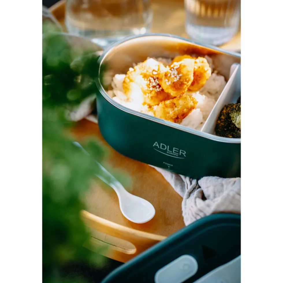 Lunchbox podgrzewany Adler AD 4505, zielony