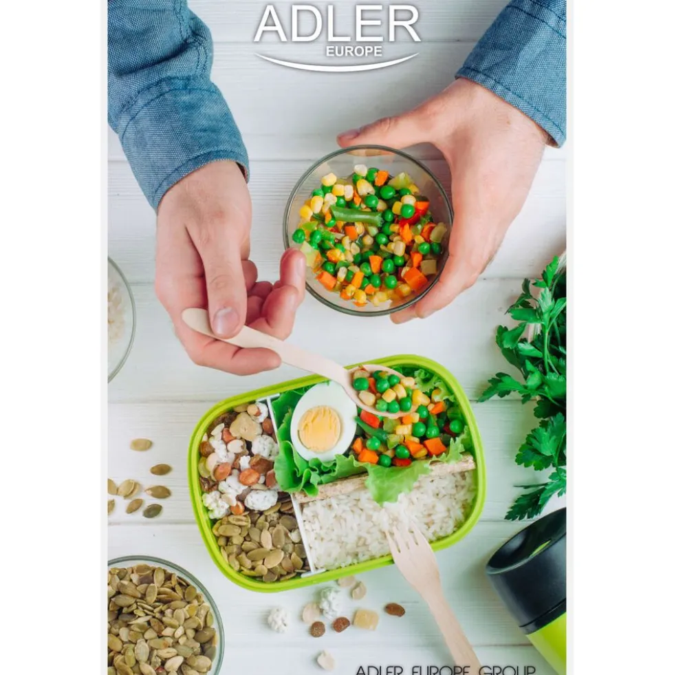 Lunchbox podgrzewany Adler AD 4474, szary