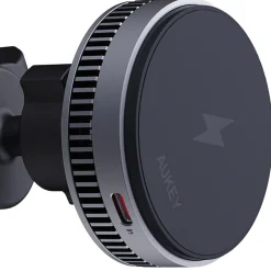Magnetyczna ładowarka samochodowa Aukey MagFusion HD-MC13A, QI2, 15 W