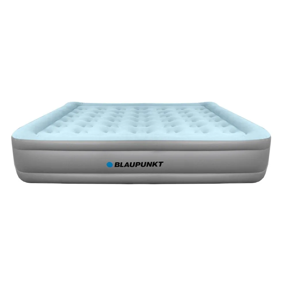 Materac dmuchany 203 x 157 x 38 cm Blaupunkt IM820, z wbudowaną pompką elektryczną