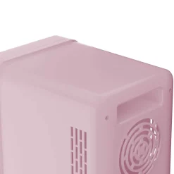 Minilodówka na kosmetyki Elle Home, z lusterkiem LED, 4 l, różowa