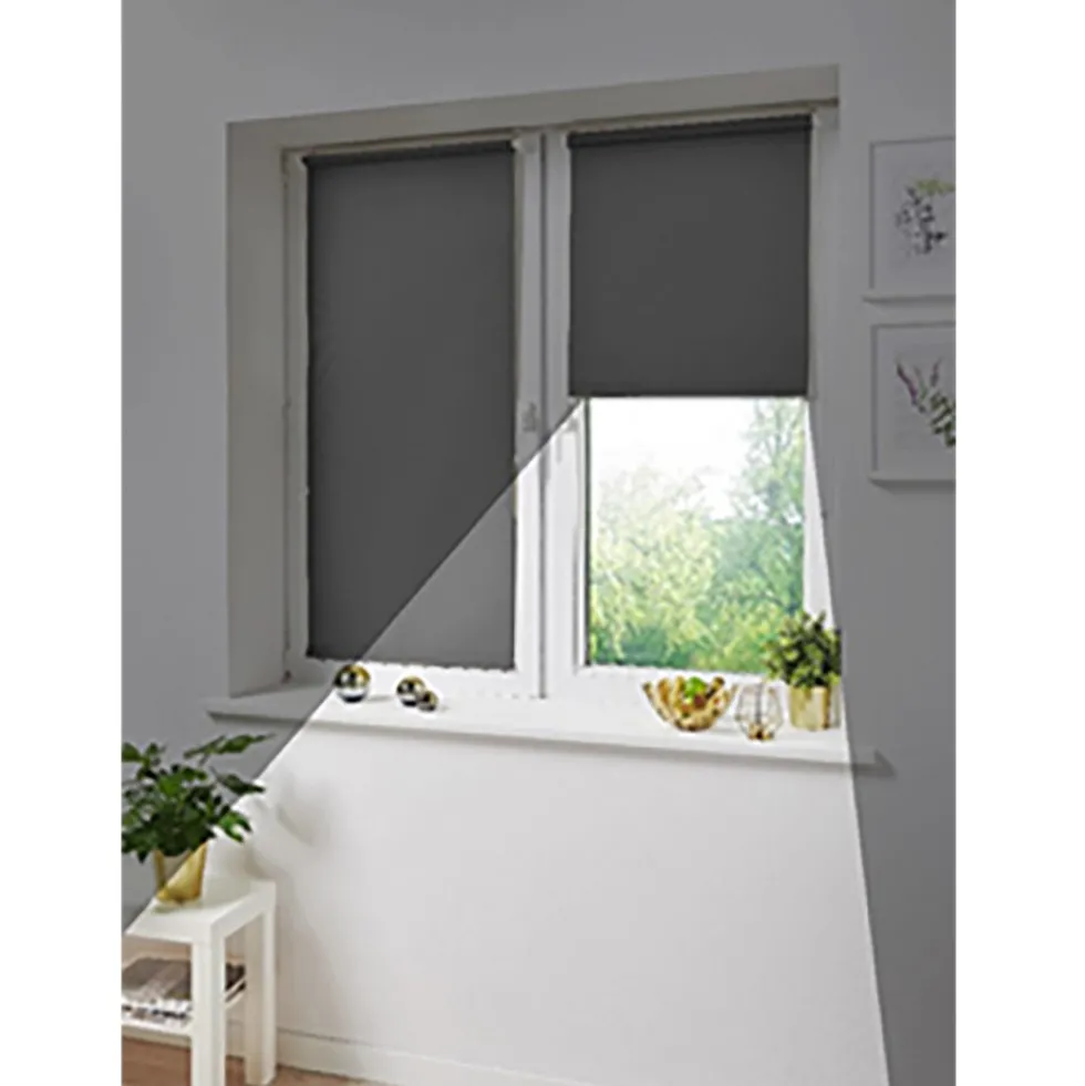 Miniroleta zaciemniająca 56,5 x 150 cm Decoteam, kremowa biel