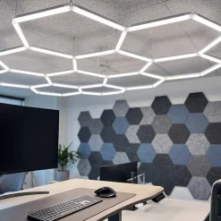 Modułowa lampa LED NAC-A0007H5 Hexagon, 4000K, 168 W, 5 modułów