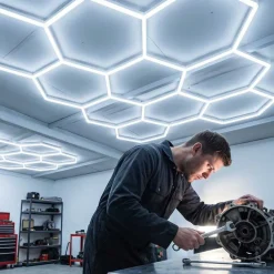 Modułowa lampa LED NAC-A0007H14 Hexagon, 6000K, 399 W, 14 modułów