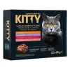 Mokra karma dla kotów Kitty, saszetki, mix smaków, 48 x 85 g