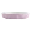 Naczynie ceramiczne do tarty Altom Design Fusion Pink, 800 ml