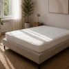 Nakładka na materac 160 x 200 cm Smukee Home Stresness, biała
