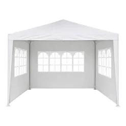 Namiot ogrodowy altana Black Forest, 300 x 300 cm, wys. 200 cm, biały