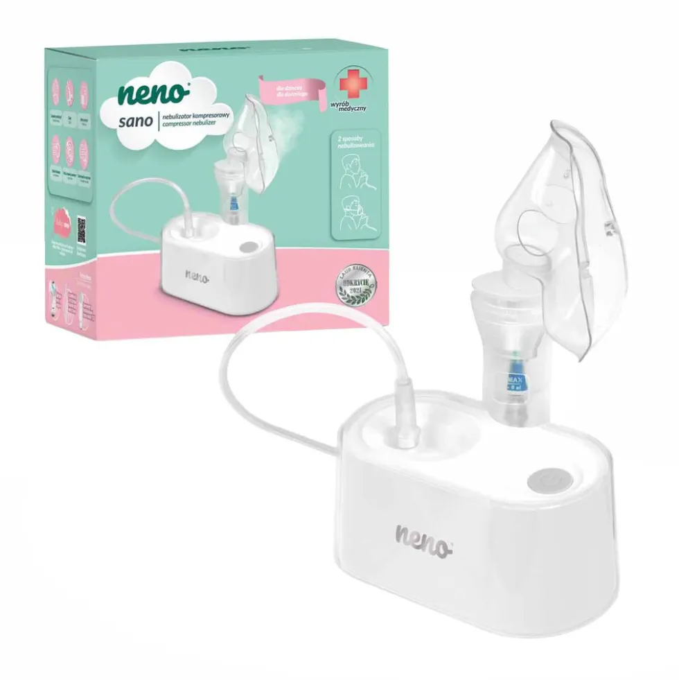 Nebulizator kompresorowy Neno Sano, pneumatyczno-tłokowy