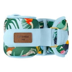 Obciążniki na kostki i nadgarstki Spokey Home Jungle Form, 2 x 1 kg, niebieskie