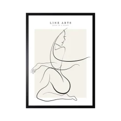 Obraz w ramie, 50 x 70 cm, Line Art 1