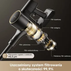 Odkurzacz pionowy Dreame V11 Essential, bezprzewodowy, 20 kPa, z akcesoriami
