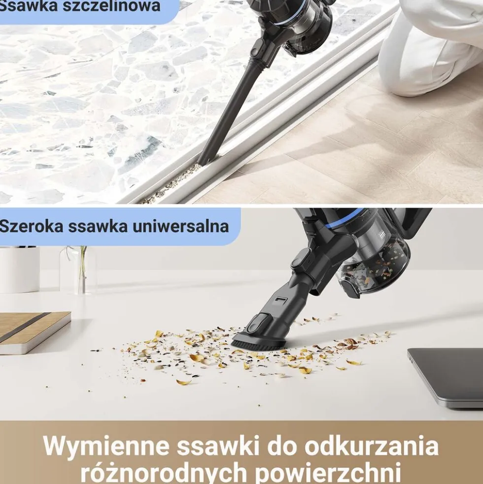 Odkurzacz pionowy Mova J10, bezprzewodowy, 150 W