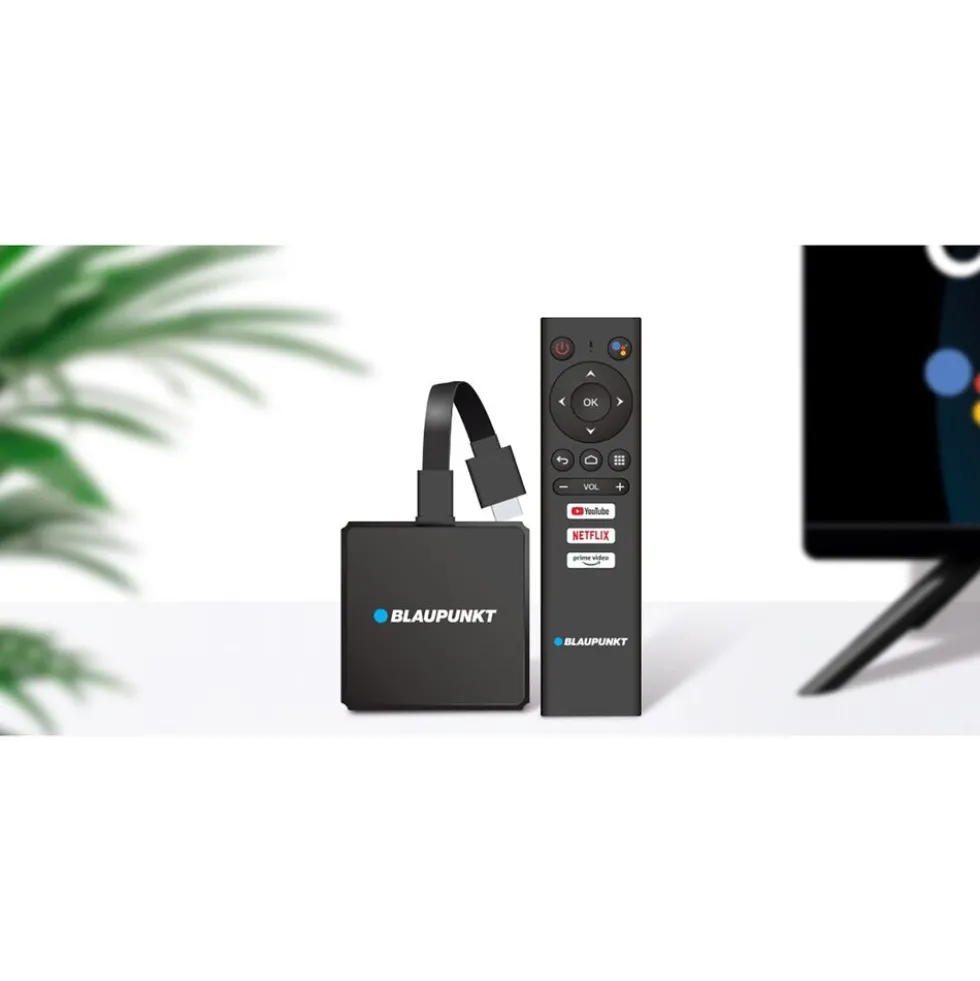 Odtwarzacz multimedialny Blaupunkt A-Stream, Android TV Stick, 4K, 8 GB