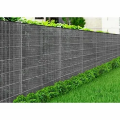 Osłona na ogrodzenie Gardenic, 1,5 x 10 m, HDPE, szara