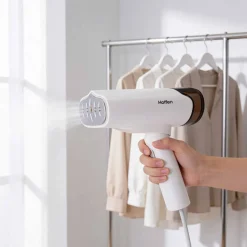 Parownica do ubrań składana Hoffen, 1200 W, biała