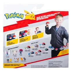 Pas trenera Pokémon Clip 'N' Go seria 15, zestaw startowy, z figurką Cubone