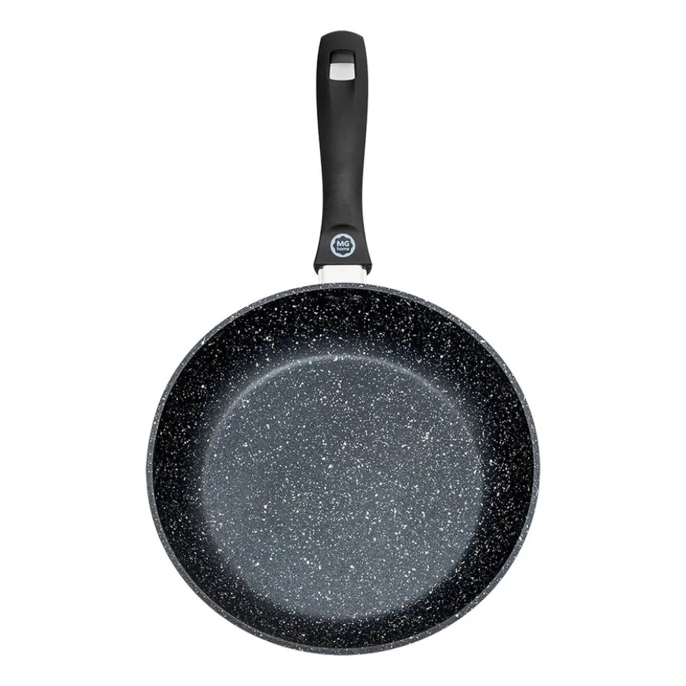 Patelnia aluminiowa MG Home Verden, 22 cm, z pokrywką