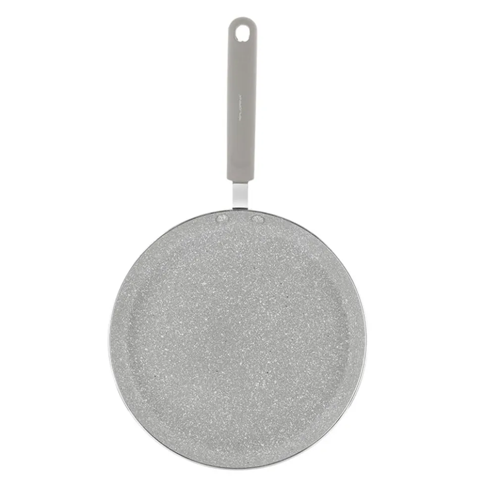 Patelnia do naleśników 25 cm Florina Sandy, aluminiowa, srebrna