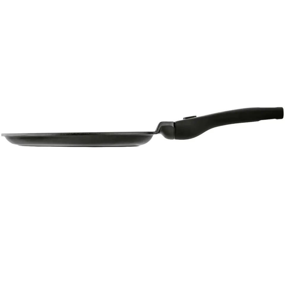 Patelnia do naleśników 24 cm Stare Pro Svart Marble, z odpinaną rączką, czarna