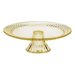 Patera szklana Florina Sorrento, 31 cm, żółta