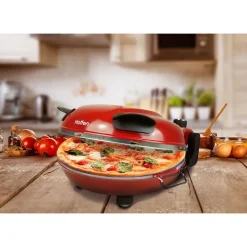 Piec do pizzy Hoffen, czerwony
